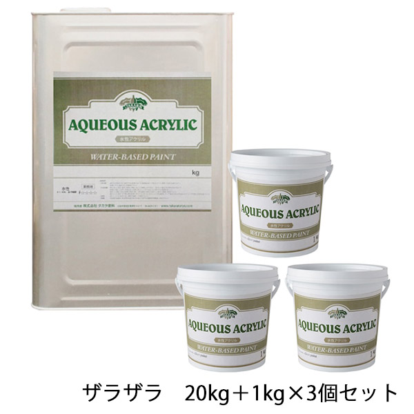 コンクリートエフェクトペイント ザラザラセット 20kg+1kg×3個セット