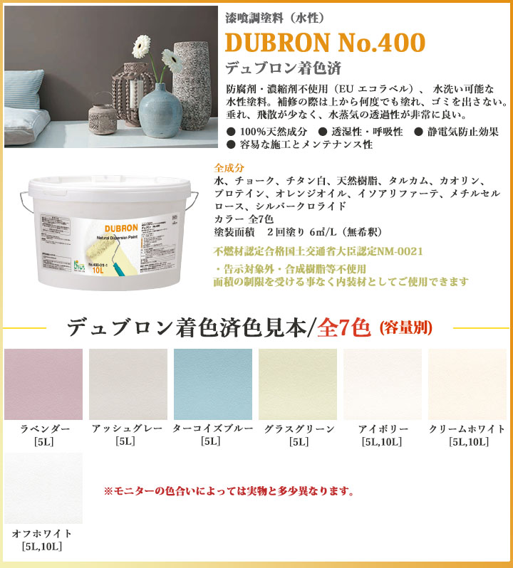 大橋塗料 Yahoo!店 - デュブロン（壁用自然塗料）｜Yahoo!ショッピング 中古 デュブロン100中塗りK