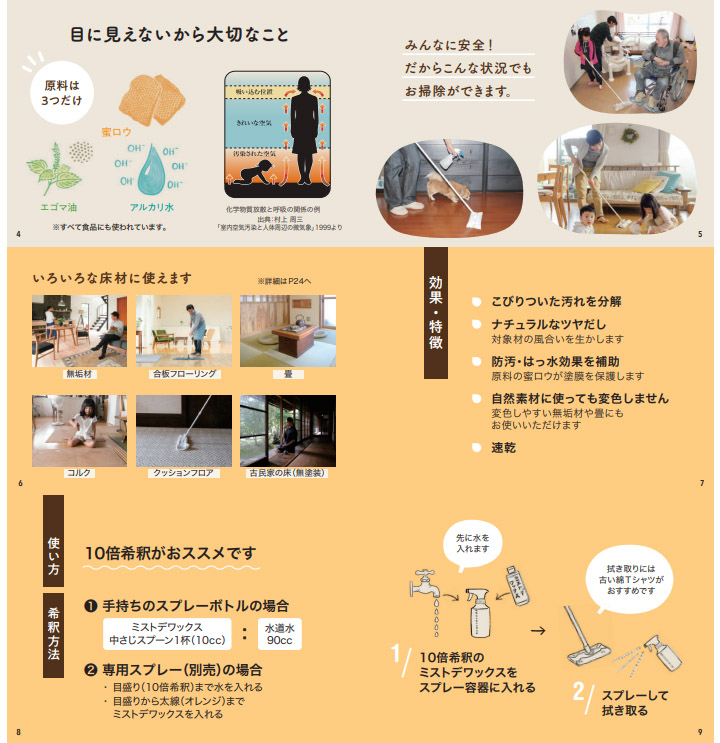 蜜ロウ ミストdeワックス