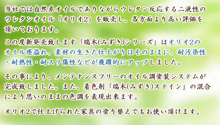 瑞木(みずき) 仕上げ剤 4.69kgセット(A液3.75kg:B液0.94kg) 送料無料