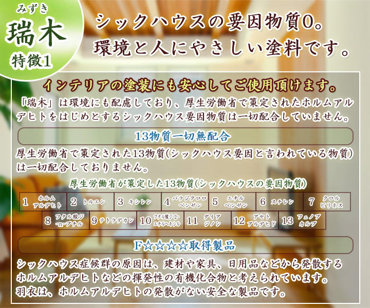 瑞木(みずき) 仕上げ剤 4.69kgセット(A液3.75kg:B液0.94kg) 送料無料