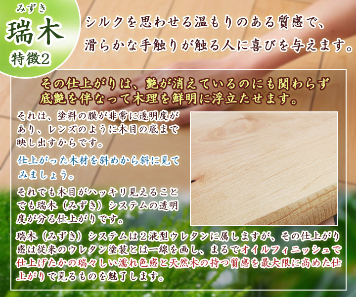 瑞木(みずき) 仕上げ剤 4.69kgセット(A液3.75kg:B液0.94kg) 送料無料