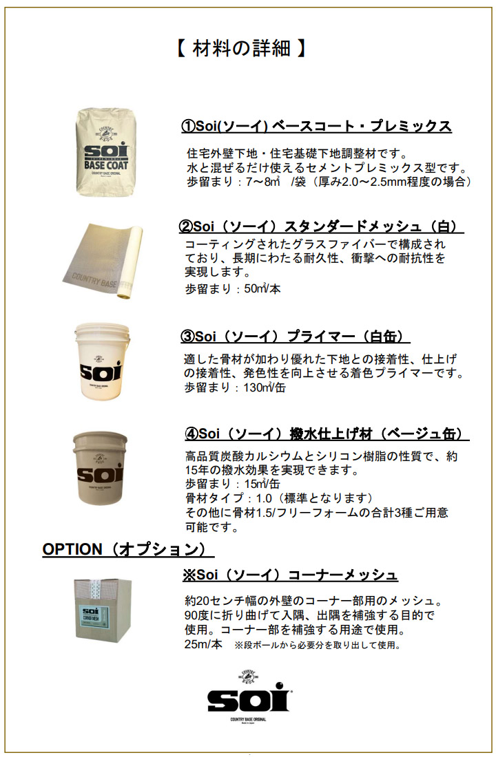 Soi(ソーイ)プライマー　18kg(約130平米)　外壁 塗り壁 撥水 Sto撥水仕上げ材 大壁工法 カントリーベース デラクリート 塗り壁 Sto工法｜ohhashi-paint｜04