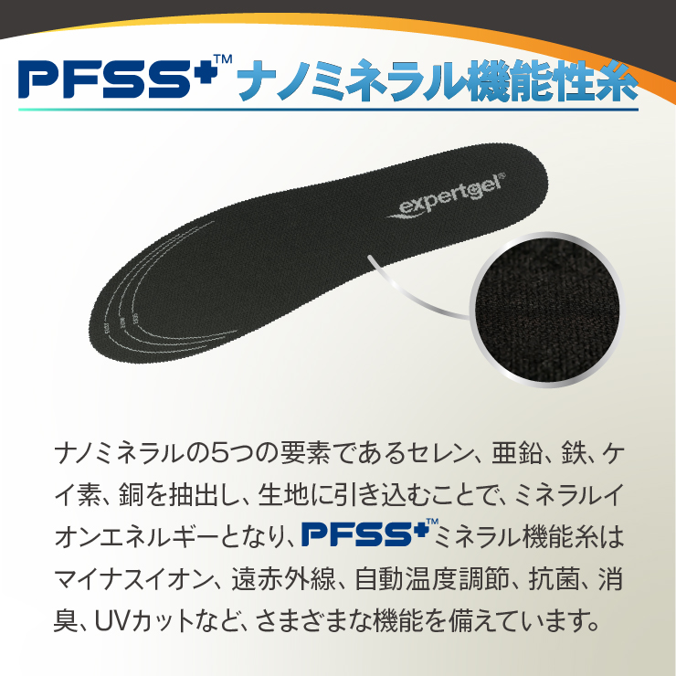 expertgel 極薄消臭インソール 2足入 抗菌 消臭 吸湿 ノンスリップ 衝撃吸収 靴 中敷き サイズ調整 関連画像5