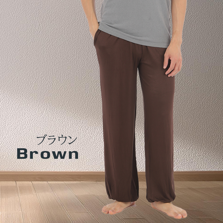 メンズ ヨガパンツ ポケット付き ヨガウエア サルエル風 ワイドパンツ ストレッチ ヨガウェア 大きいサイズ | ブランド登録なし | 10