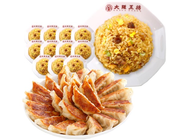 餃子 大阪王将 餃子 取り寄せ 冷凍餃子 お取り寄せグルメ 直火炒めチャーハン12袋＆肉餃子セット チャーハン 冷凍チ