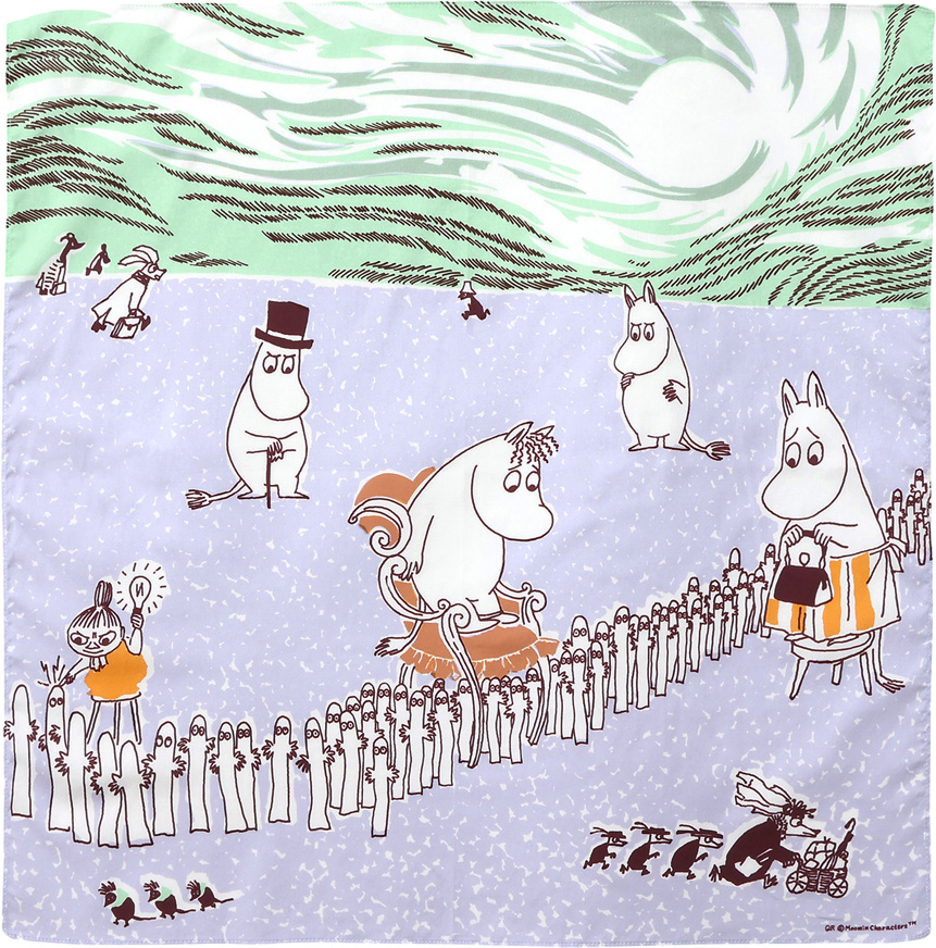 ミニモニ。 ハンカチーフ ナフキン ランチクロス MOOMIN ハンカチ ムーミン おしゃれ ランチクロス 風呂敷