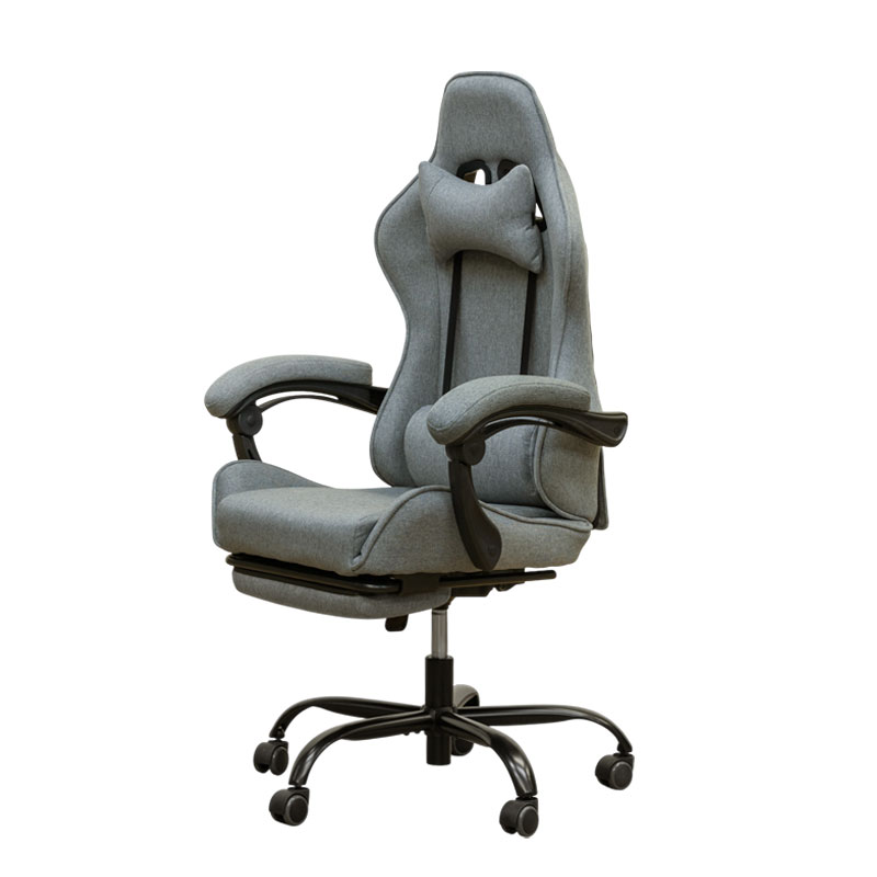 ゲーミングチェア ファブリック 布 デスクチェア ハイバック 肘 ワーク