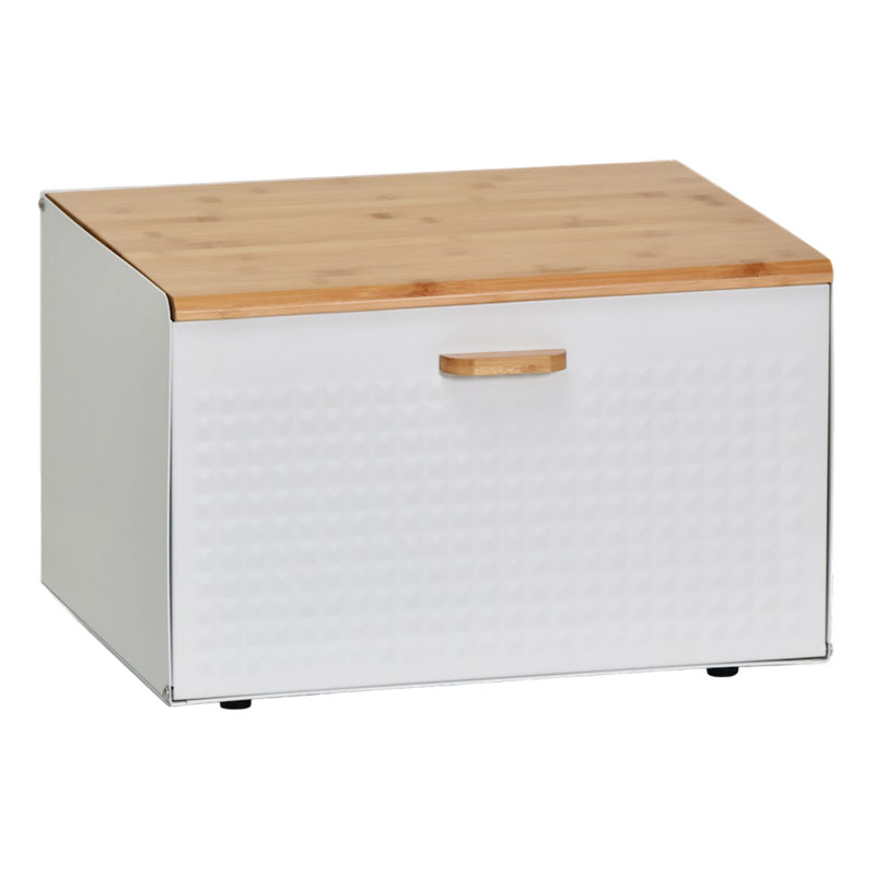 ブレッドケース おしゃれ パンケース キッチンラック キッチン台 キッチン収納 トースター 食パン入れ 調味料入れ 大容量 北欧 棚付き  中棚付き |  | 03