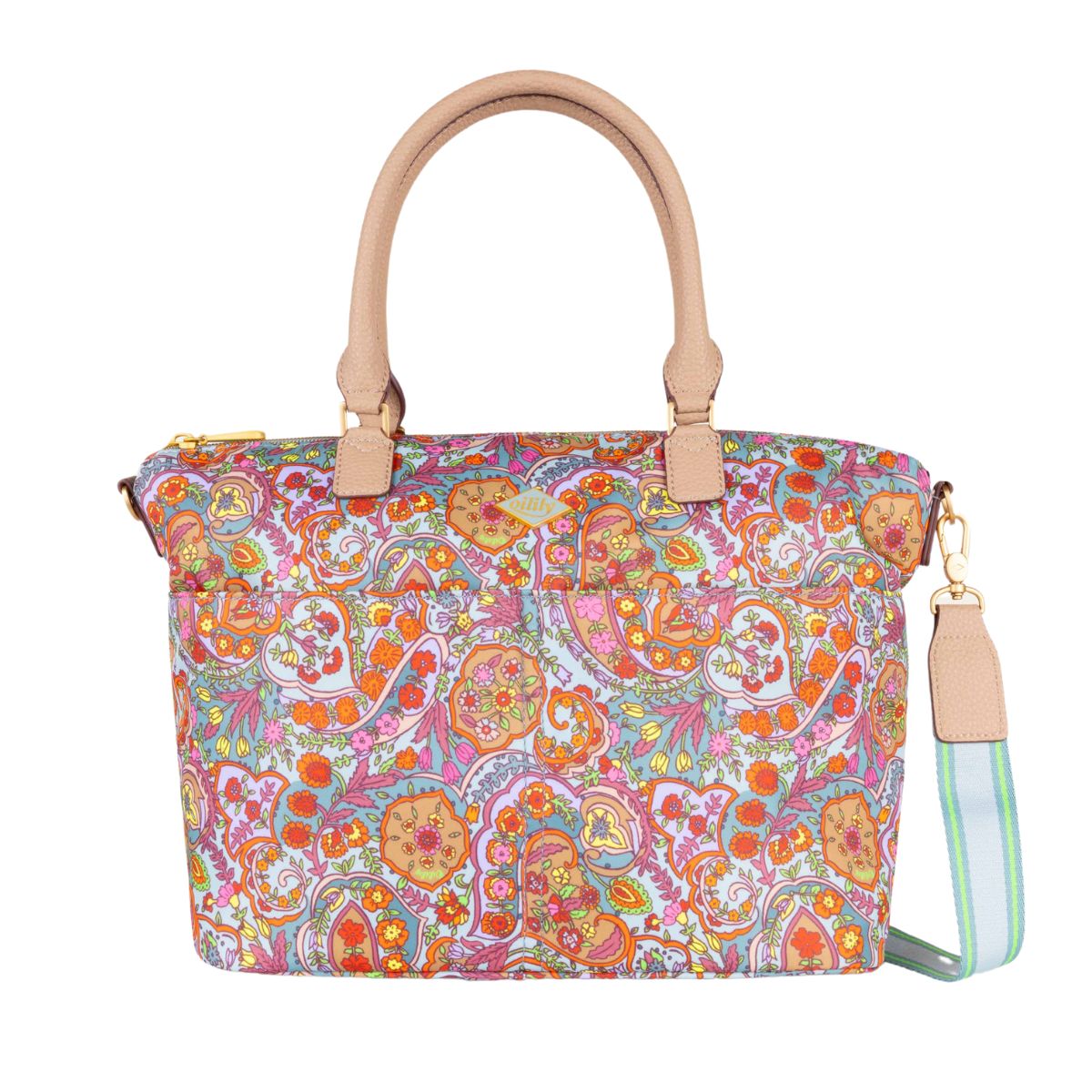 オイリリー　oilily 花柄バッグ Oilily オイリリー ボタニカルフラワーバッグ