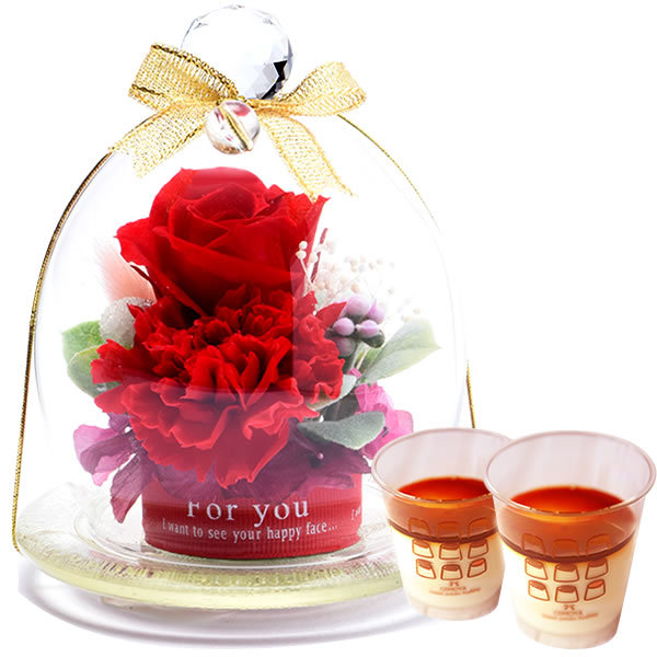 母の日 22 プレゼント 和菓子セット お菓子 ギフト 花 花とスイーツ プリザーブドフラワー お祝い 60代 70代 80代 Gift Dset 花とスイーツ おいもや 通販 Yahoo ショッピング