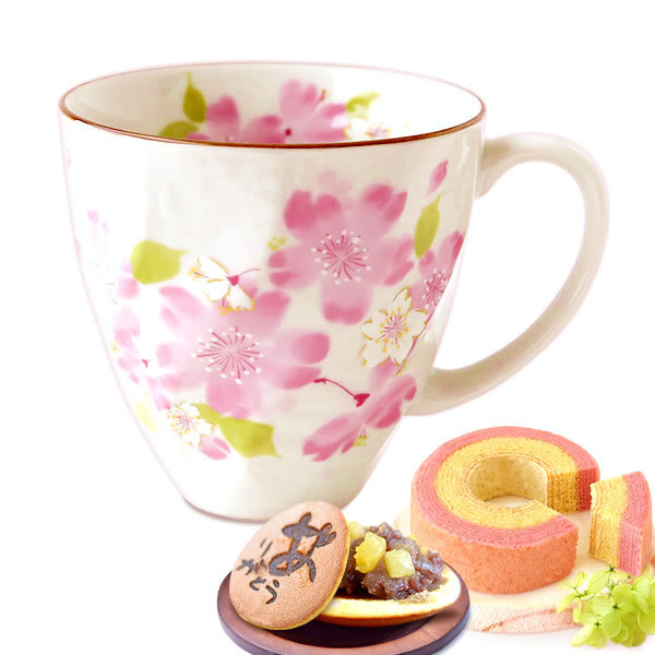 母の日 21 プレゼント ギフト 花 マグカップ 陶器 食器 和菓子 花とスイーツ お菓子 ギフトランキング キッチン用品 美濃焼 5 花とスイーツ おいもや 通販 Yahoo ショッピング