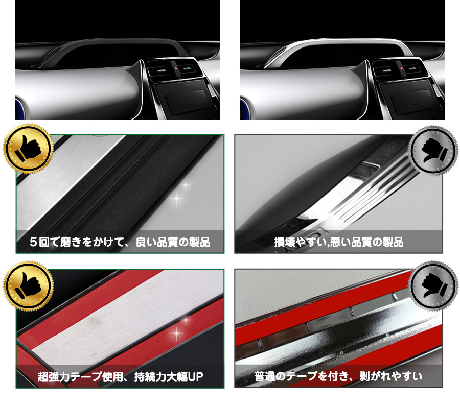 プリウス 50系 2015年12月〜 前/後期 メーターパネル インテリアパネル