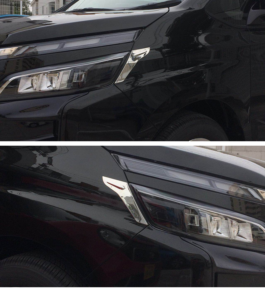 SALE ヴォクシー 80系 後期 ヘッドライトトリム カスタムパーツ メッキ