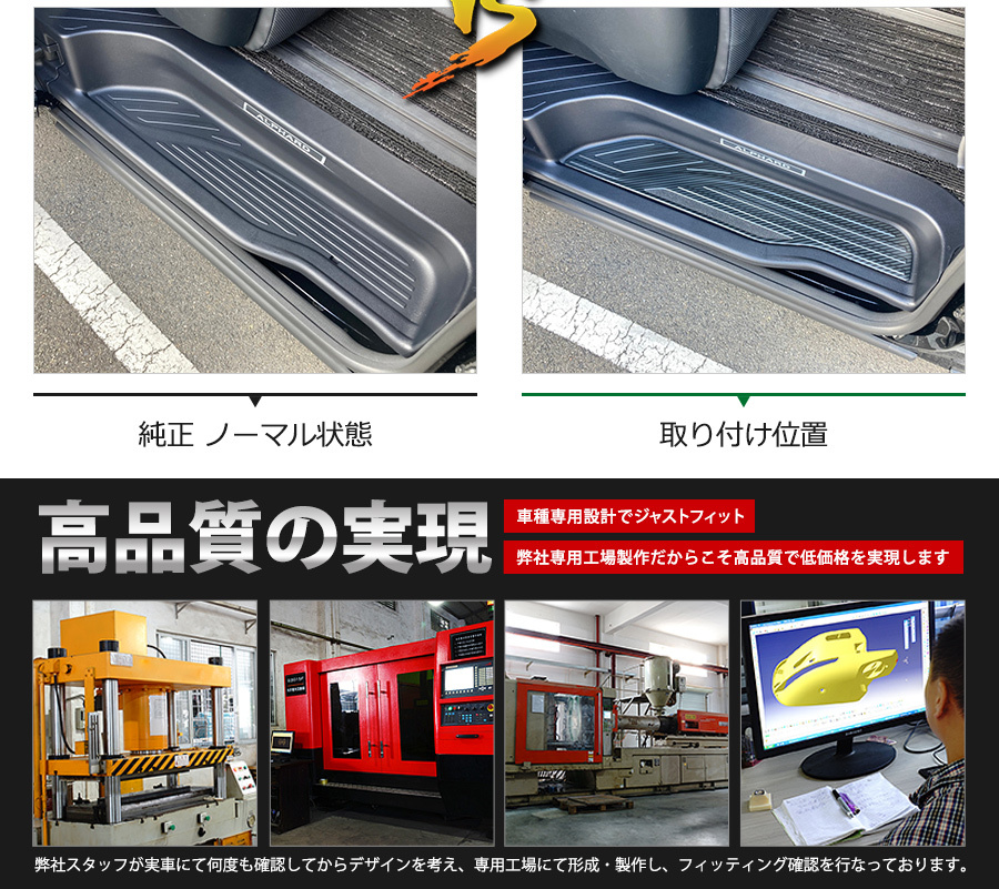 アルファード/ヴェルファイア 30系 前/後期 サイドステップ