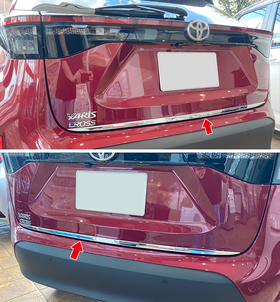 ヤリス クロス MXPB1# / MXPJ1# 2020 リアゲートトリム バックドア