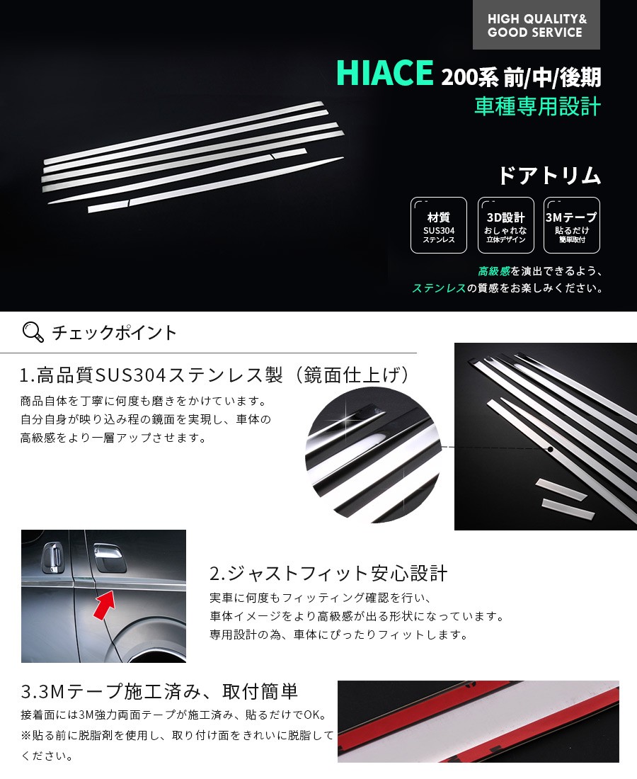 日本最級 大放出セール トヨタ ハイエース 200系 標準 ワイドボディ