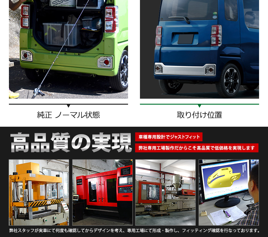 SALE ダイハツ ウェイク LA700/LA710S 前/後期 フロント＆リアバンパー