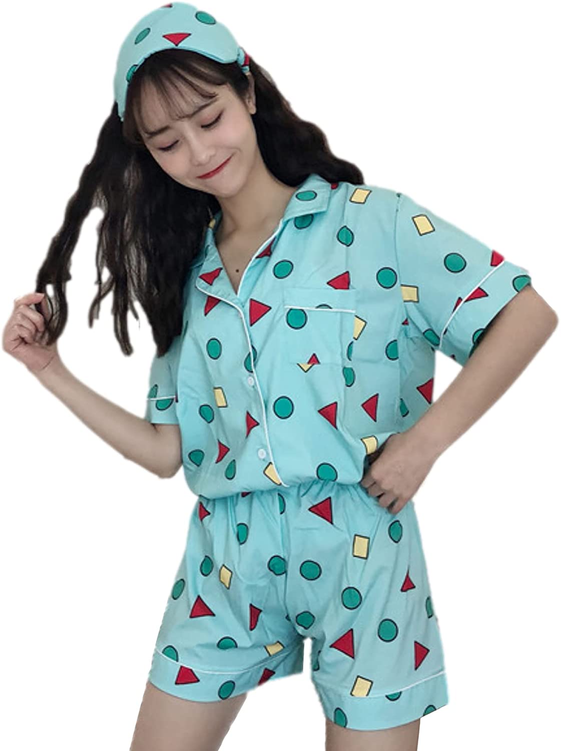クレヨンしんちゃん パジャマ短袖 部屋着 上下セットルームウェア
