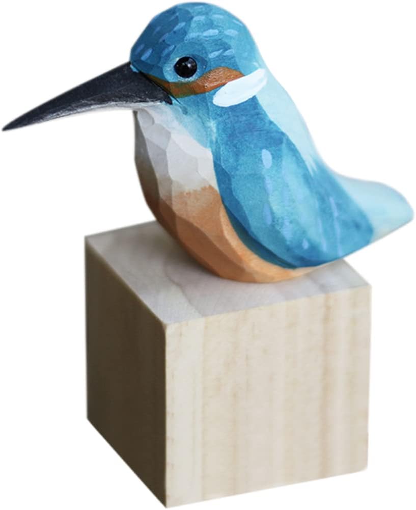 鳥 バード 木製 木彫り 飾り 玄関 置物 愛鳥家 動物 かわいい 木ベース おもちゃ 装飾品 子供 立体 インテリア 手作り｜oioioi｜02
