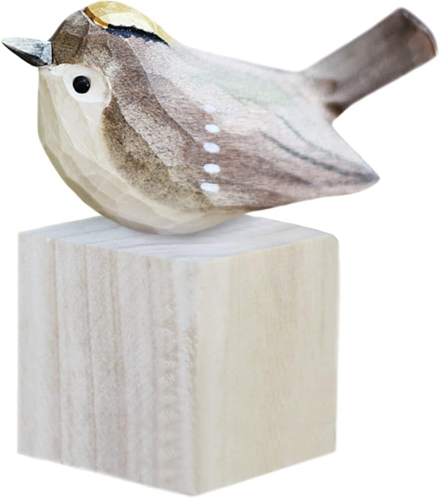 鳥 バード 木製 木彫り 飾り 玄関 置物 愛鳥家 動物 かわいい 木ベース おもちゃ 装飾品 子供 立体 インテリア 手作り｜oioioi｜04