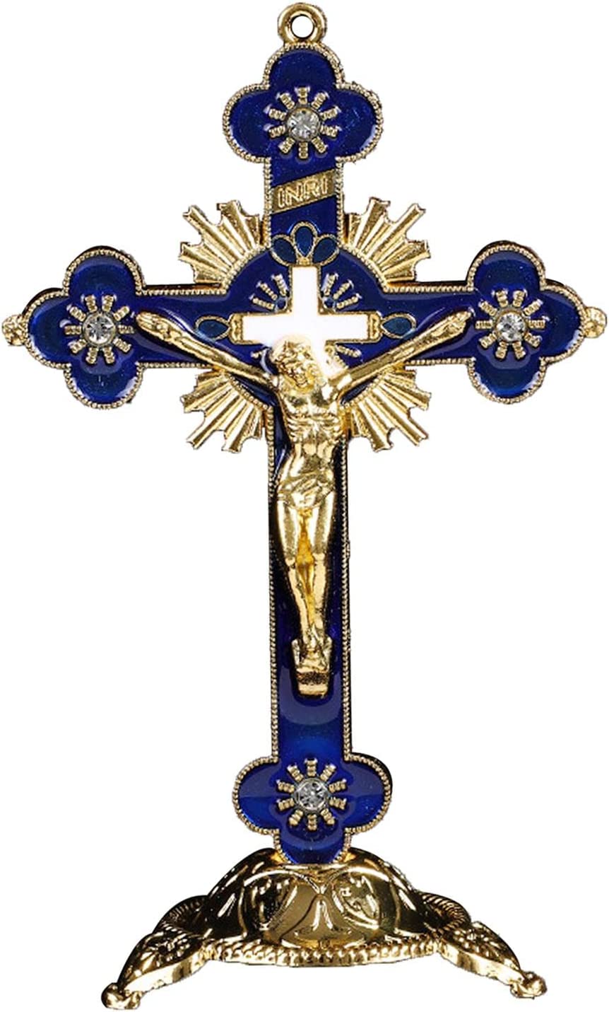 十字架の置物イエス・キリストの家の装飾のための十字像  白い｜oioioi｜05