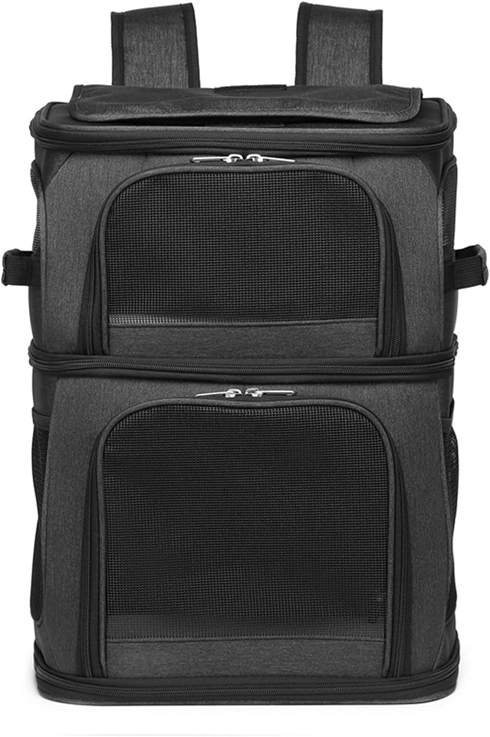 くらしを楽しむアイテム リュック ペットキャリー ペット 耐荷重 (二段式 リュック2段式 キャリーバッグ