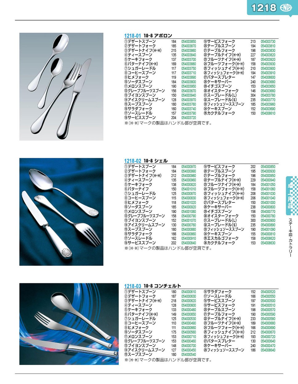 1218-01 18-8 アポロン (8)コーヒースプーン 54003710