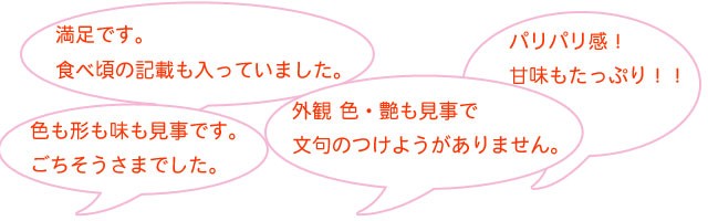 お客様からの美味しいレビュー多数。,JAやさと柿