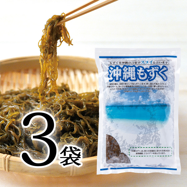 沖縄もずく 800g×3袋 食品 : 日本自然発酵 ヤフー店 - 通販 - Yahoo