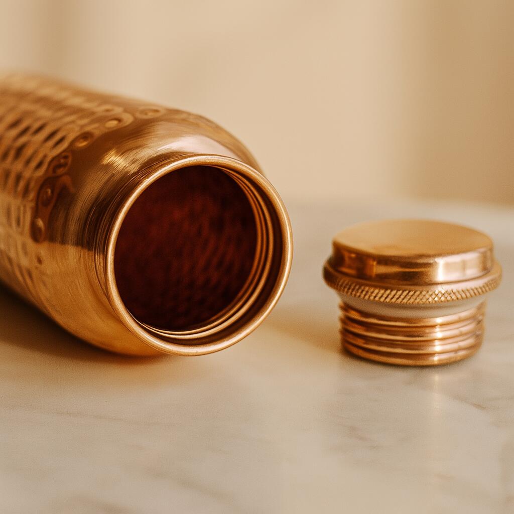 銅製 水筒 ボトル ウォーターボトル セット アーユルベーダ 手打ち