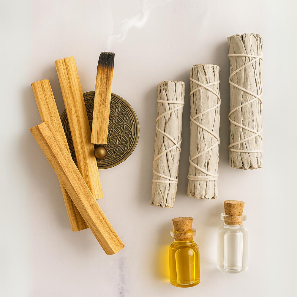 パロサント香木50g ホワイトセージスティック3本 パロサント精油