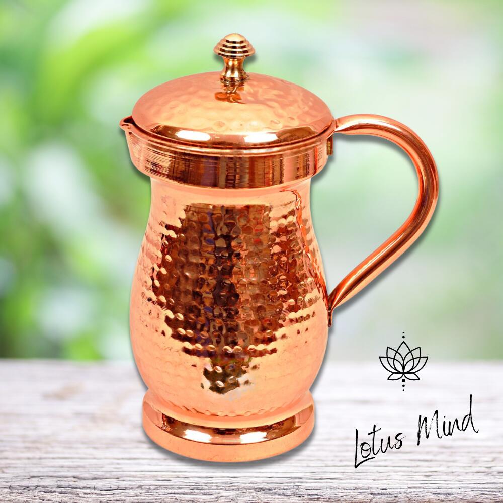 銅の水筒 インド製 - 食器