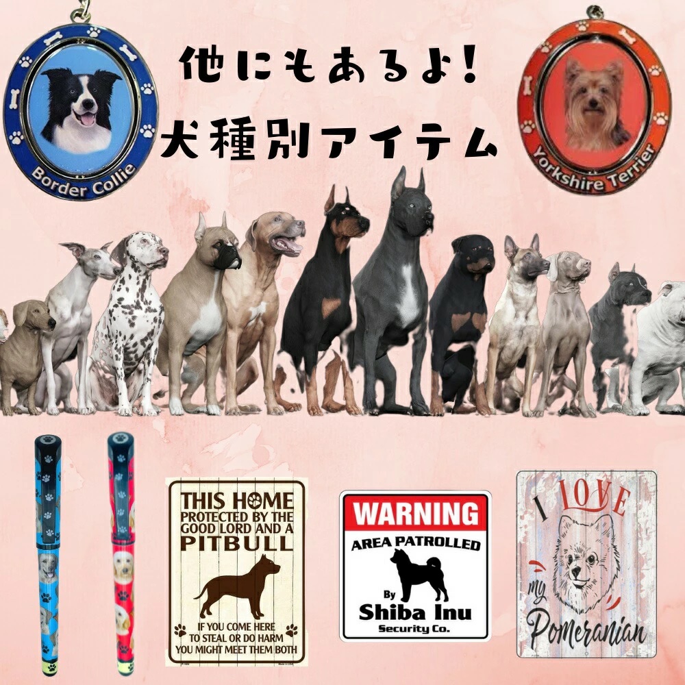 猛犬注意 看板 英語 Warning プレート サインボード 英語 Warning 犬