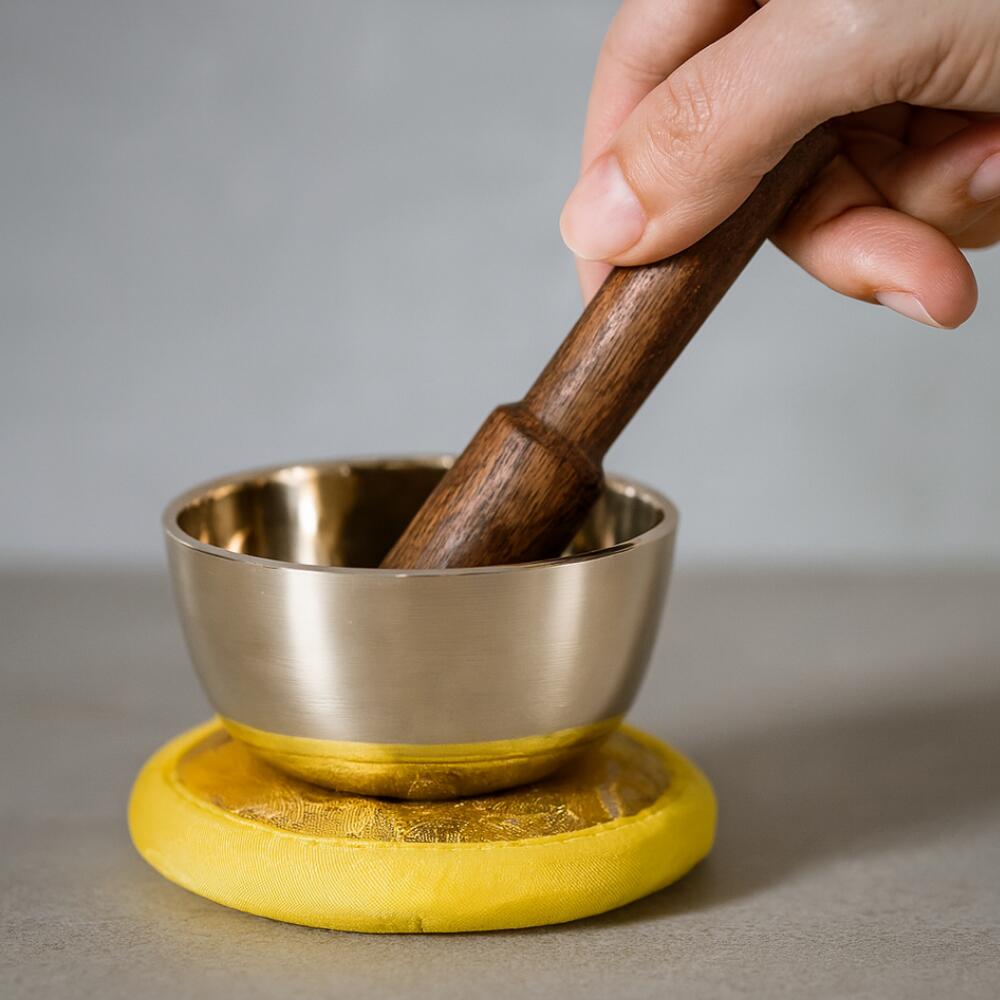 シンギングボウル おりん ネパール シンプルなデザイン 深い音色