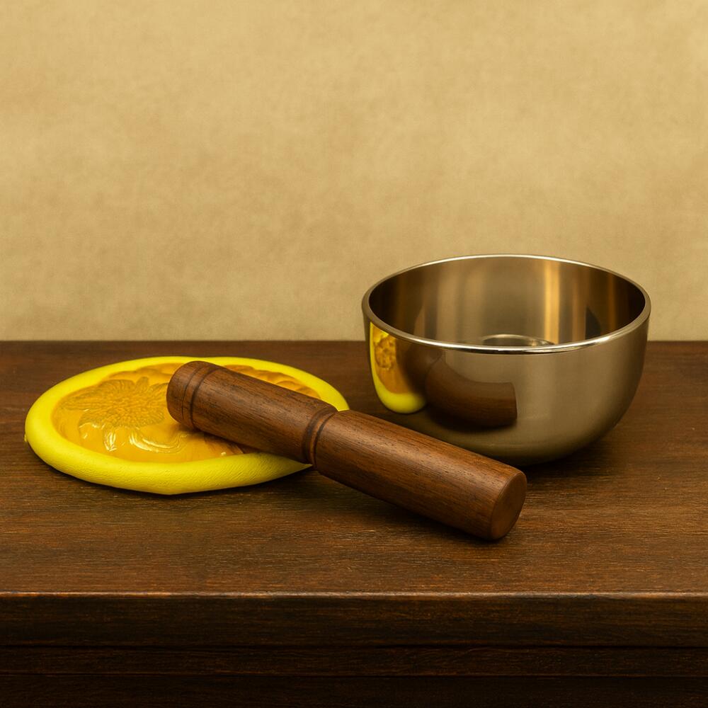 シンギングボウル おりん ネパール シンプルなデザイン 深い音色