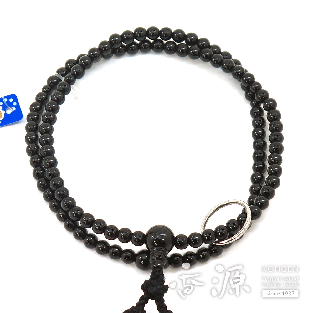 女性用の数珠 ブラックオニキス 8寸 曹洞宗 共仕立て｜ojuzu｜03