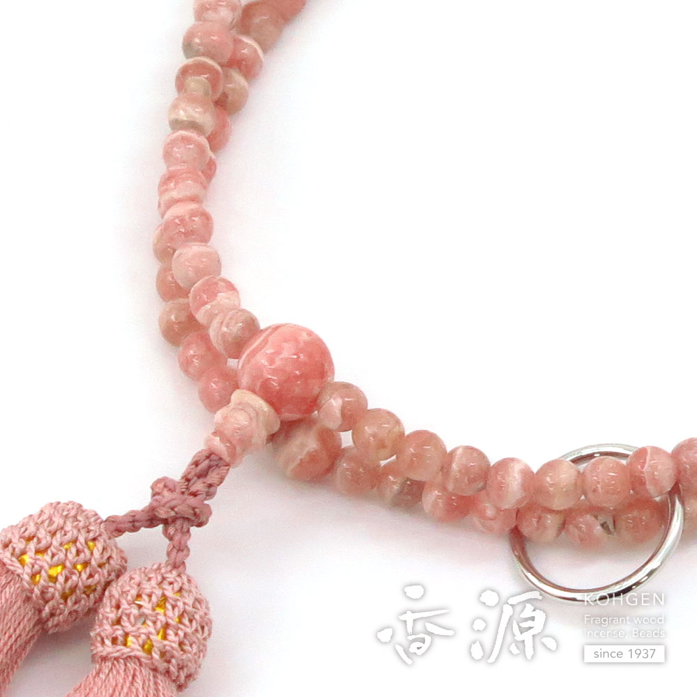 女性用の数珠 インカローズ 8寸曹洞宗 共仕立て｜ojuzu｜06