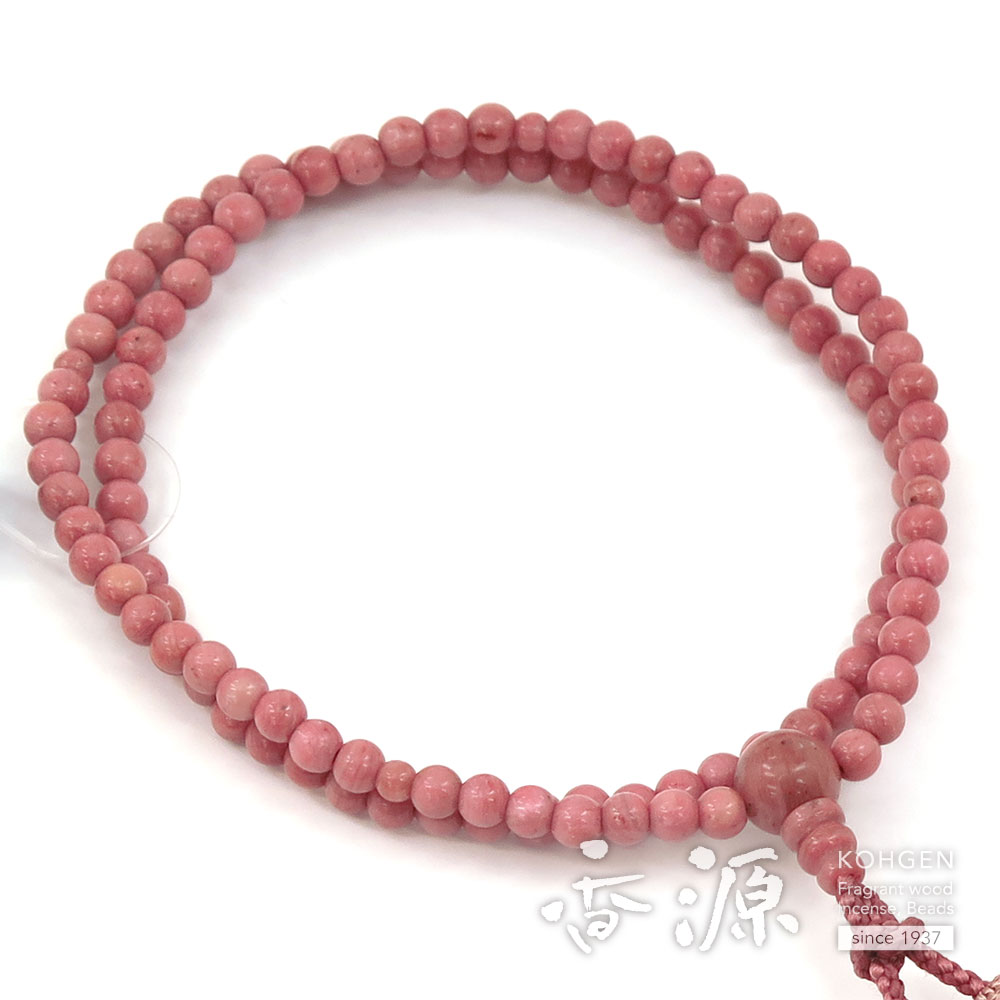女性用の数珠　ピンクジャスパー 8寸 臨済宗　共仕立て｜ojuzu｜04