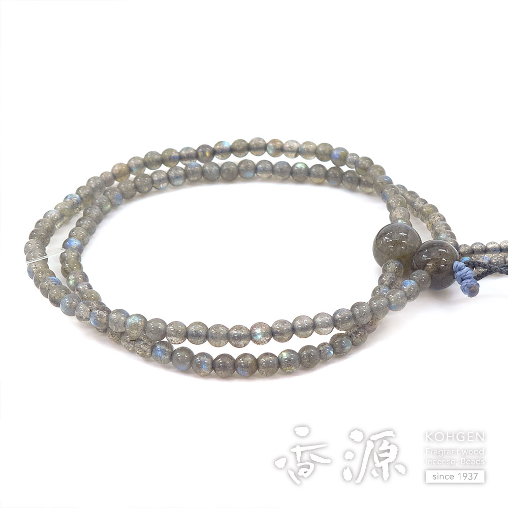 女性用の数珠　ラブラドライト 8寸法華 共仕立て 限定品｜ojuzu｜05