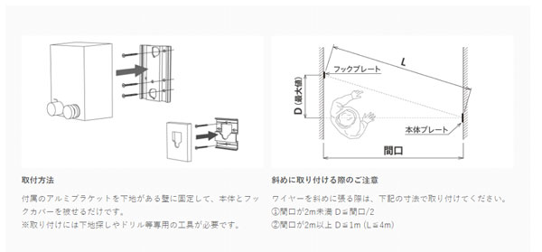 森田アルミ工業 室内物干しワイヤー Pid 4M 部屋干し すっきり おしゃれ 室内物干し