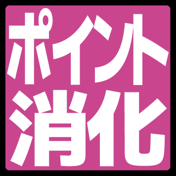 ポイント消化!!
