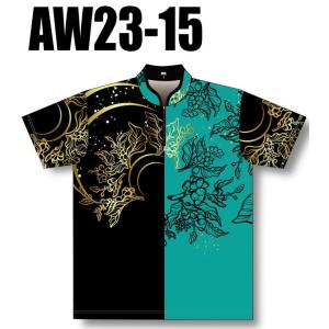 ボウリング ボウリングウェア ABS 2023 オータムコレクション AW23-15 グリーン×ブラ...