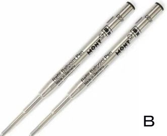 MONTBLANC（モンブラン） ボールペン替え芯 黒B太字 2本 : オカヒサ