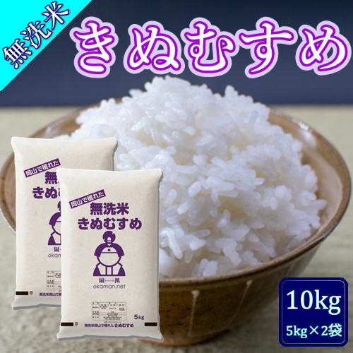 5年産 新米 10kg きぬむすめ 岡山県産 (5kg×2袋) 米 送料無料