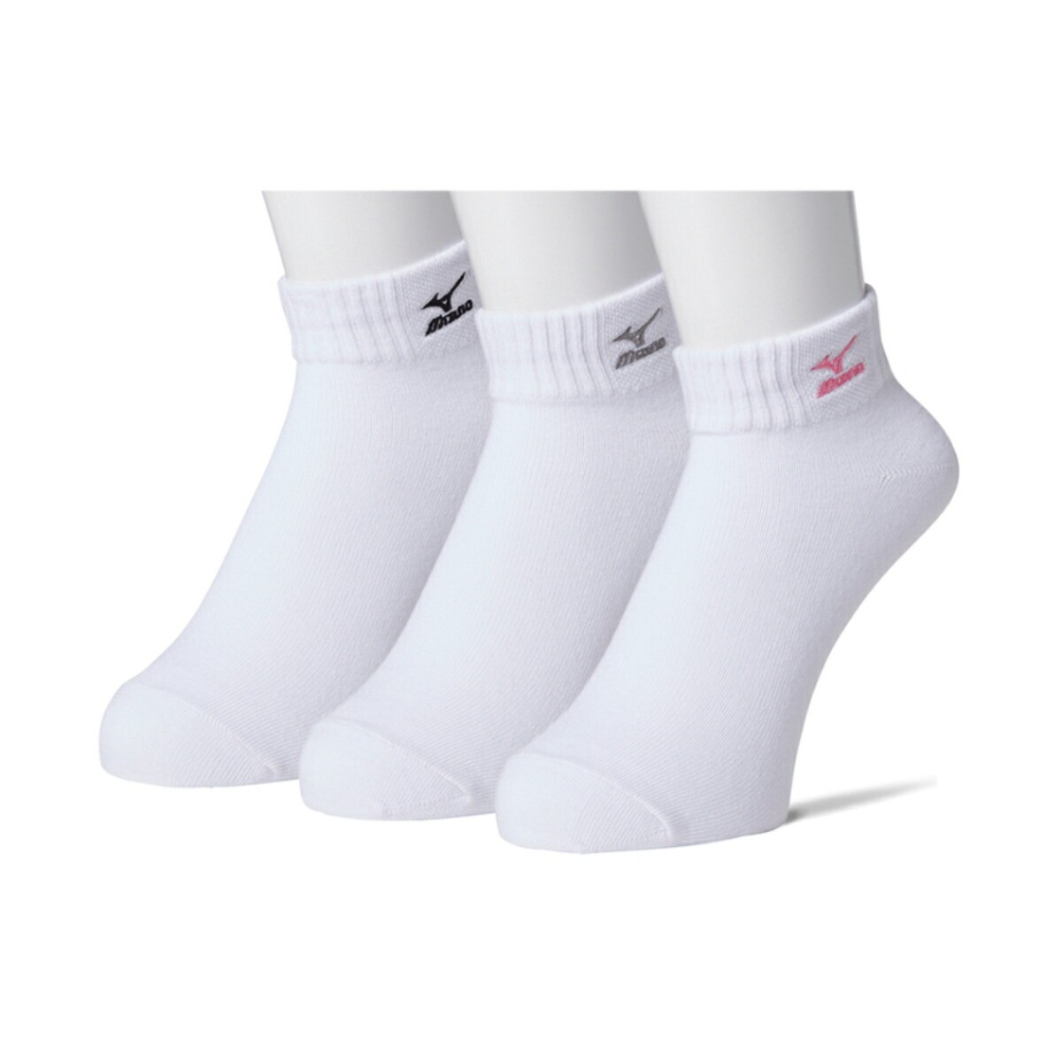 MIZUNO（ミズノ） 靴下の岡本公式 3足組 レディース ソックス くるぶし