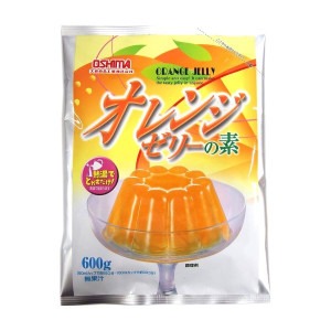 業務用 大島 ゼリーの素 オレンジ 600g ×6コ(756165000x6k) : おかしの
