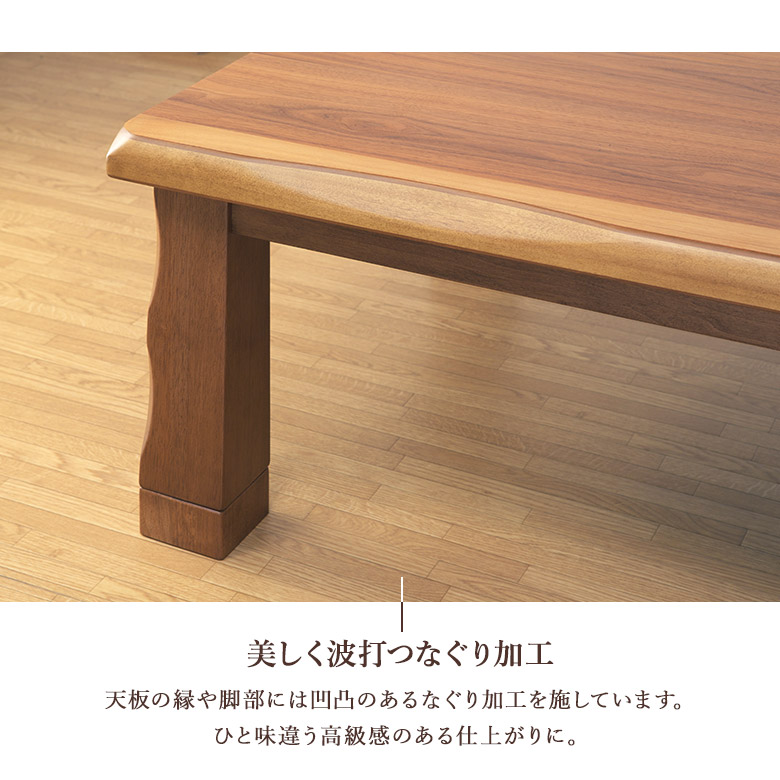 凹凸のあるなぐり加工