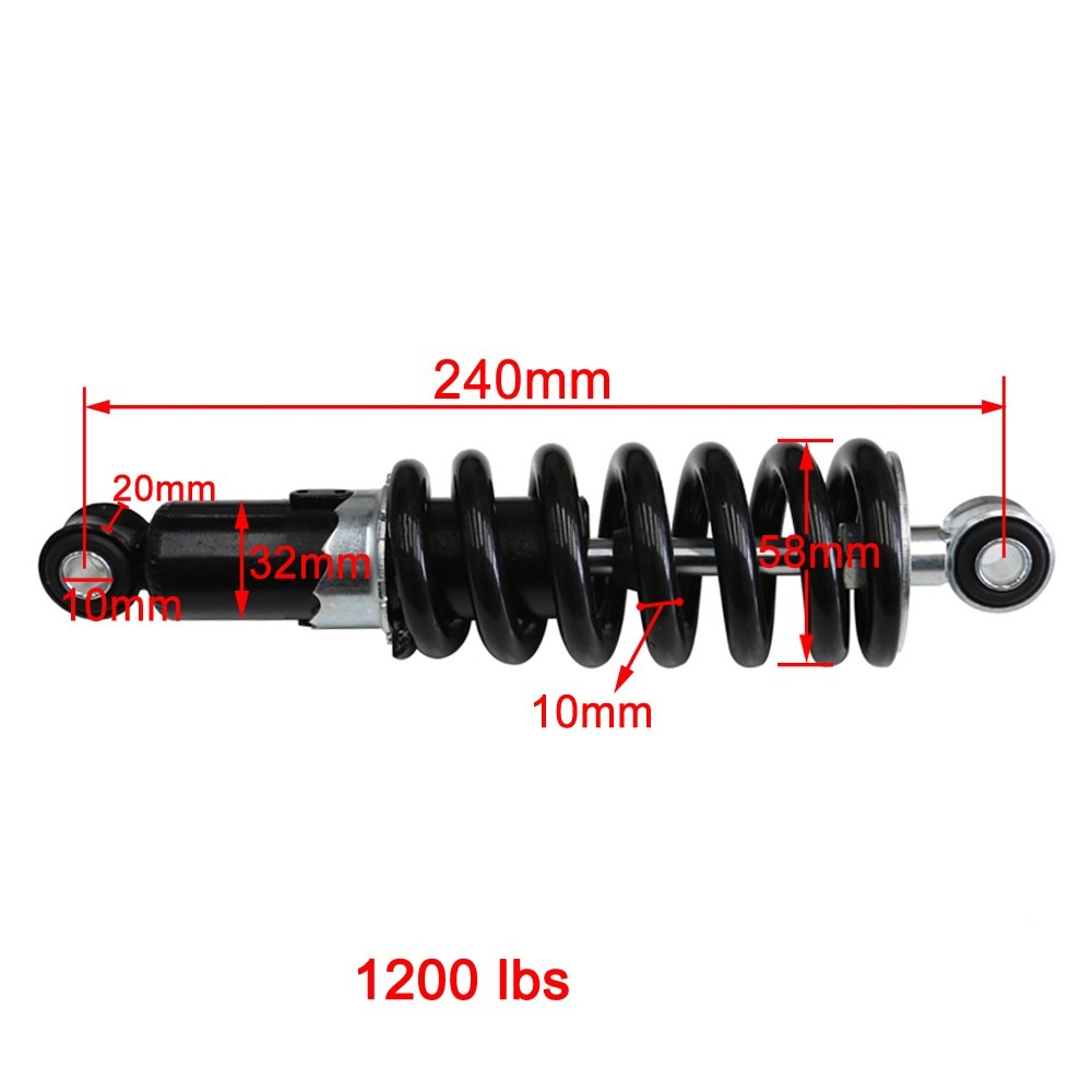 K-189 バイク リアサスペンション 汎用 240/250/260/270/290mm