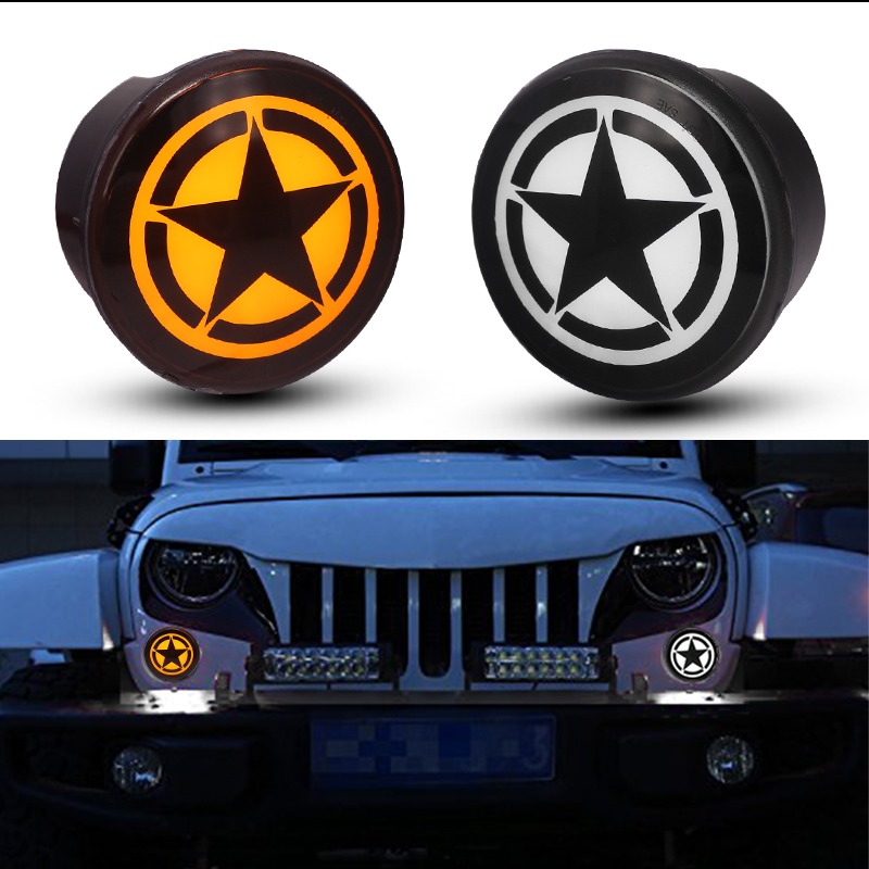 Jeep ラングラー 純正 ウィンカーデイライト 正規品 美品】JEEP ジープ JL ラングラー 純正 デイライト